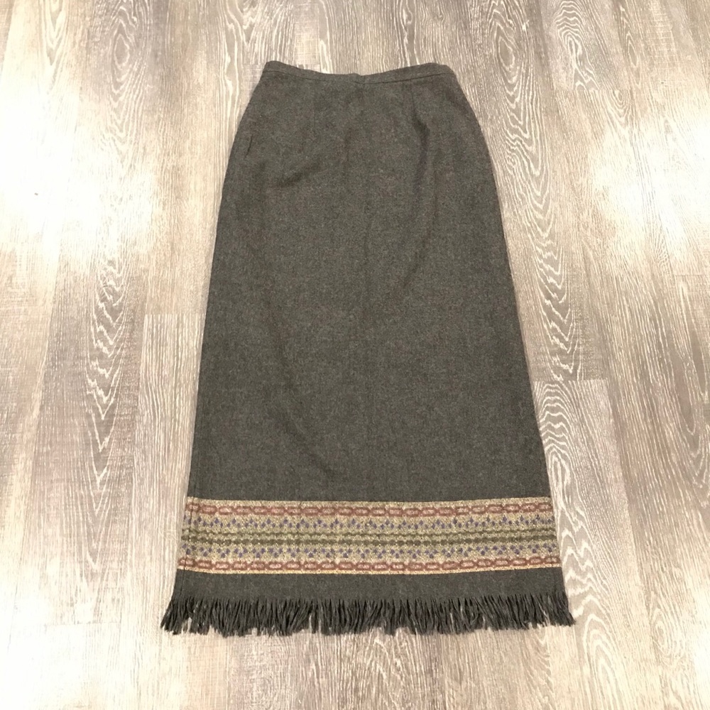 Willi Smith Wool Blend Skirt